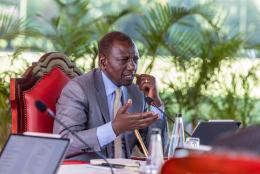 File Image of President William Ruto at State House.